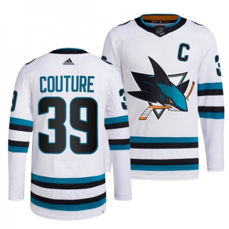 San Jose Sharks tröja Logan Couture 39 Vit Authentic - NHL Tröjor Herr
